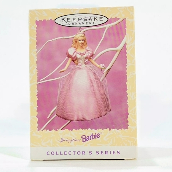 Hallmark Other - VTG 1996 HALLMARK KEEPSAKE ORNAMENT "SPRINGTIME BARBIE" COLLECTOR'S SERIES